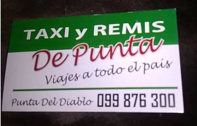 Taxis y remises Punta del Diablo